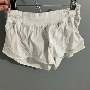 White Lulu shorts